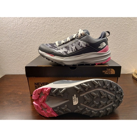 The North Face Vectiv Future light Trail Running Shoes Camo Pink Size 5‎ #647 - Picture 1 of 14